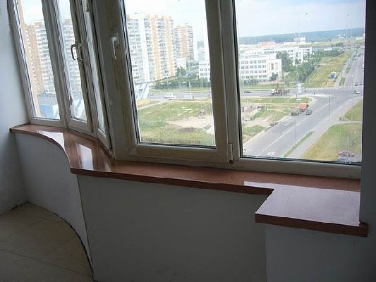 Подоконник из искусственного камня